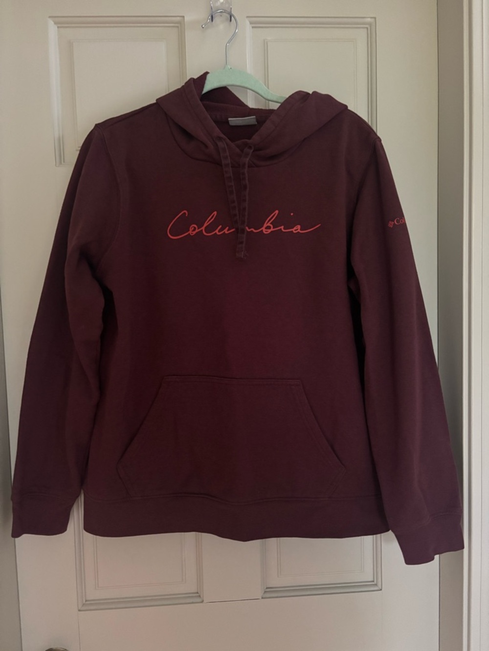 Columbia Women's Maroon Script Logo Hoodie